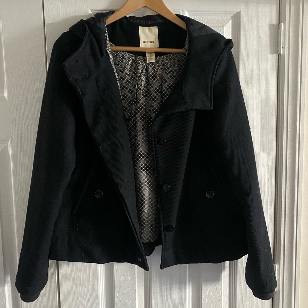 Hooded Light Diesel Jacket